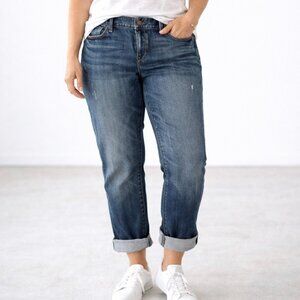 Loft Distressed Modern Slim Jeans